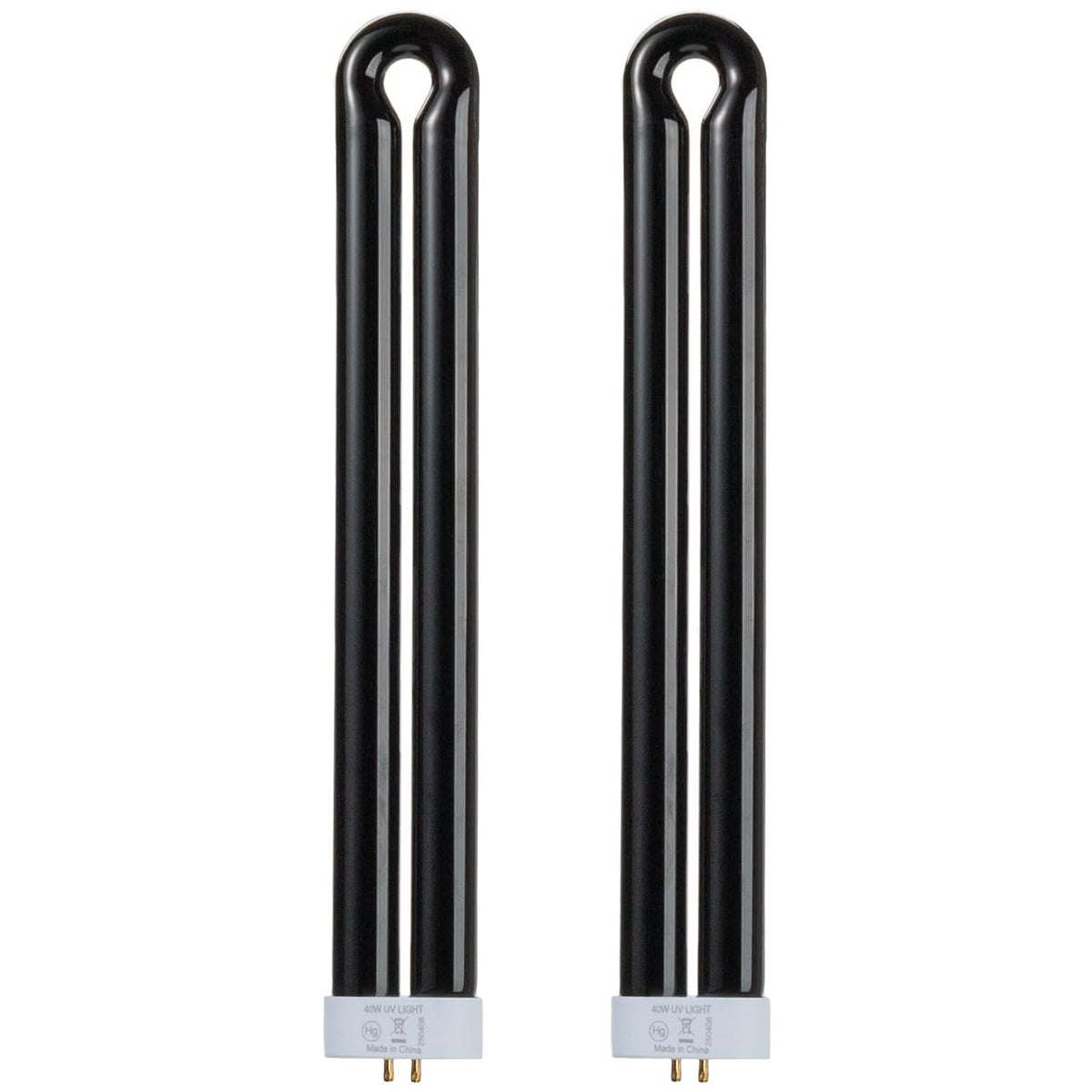 LinkMejor 40-Watt Sort Lys Erstatningslampe til Black Flag BB-40WHT, 2 Pack