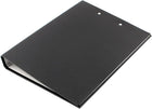 LinkMejor Plastic Office Ring Binder A4 – Soporte para archivos de documentos, con clip rápido y color gris.