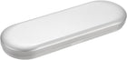 Metal Tin Box Containers, 6.9x2.4x0.7 Inch Silver with EVA Sponge Rectangular Empty Hinged Tins Box Home Organizers for Pen Makeup Brushes