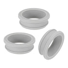 3Pcs Rubber Grommets 48.6mm Drill Hole, 42.5mm ID Hole Top Hat Grommet Silicone Rubber Hole Plug Gasket Wires Protection for Wiring Automotive, Gray