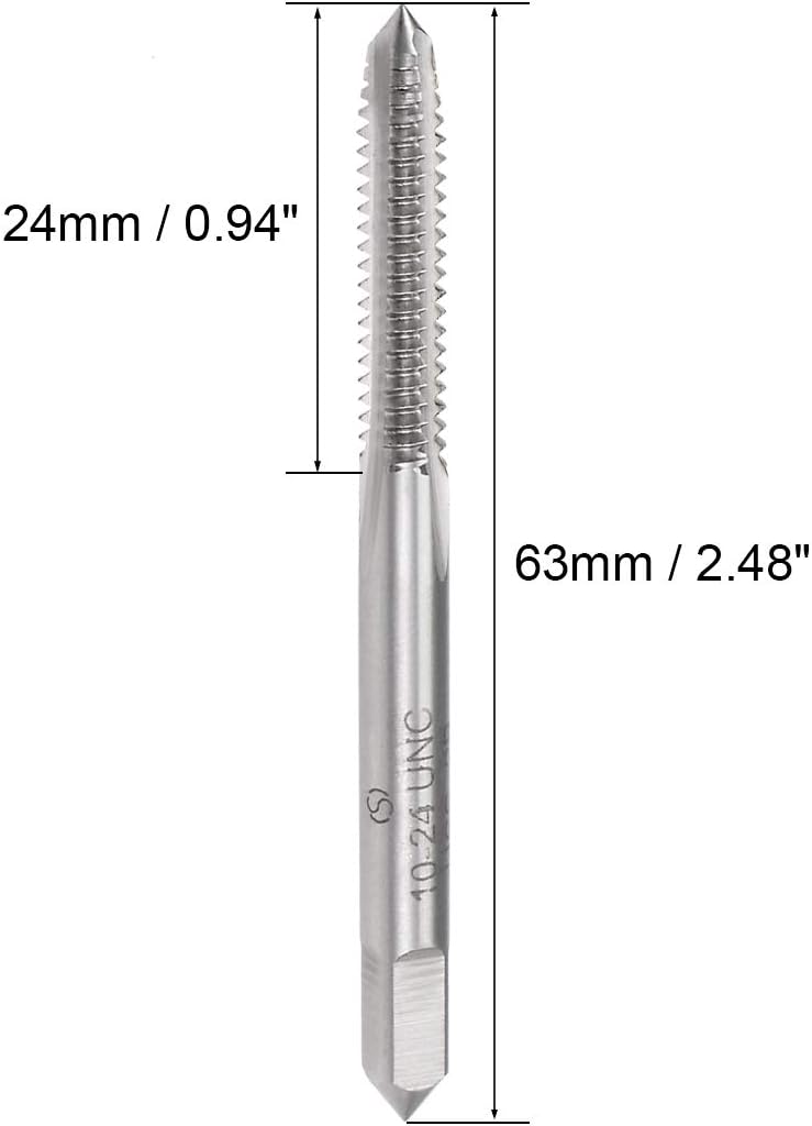 Mașină de filetare 2-56 UNC Densitate de filetare 2B Clasa Aço de Înaltă Viteză Instrument de Filetare Tăietor de Filetare