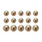 5/8-inch, 1/2-inch Precision Solid Brass Bearing Balls 15pcs