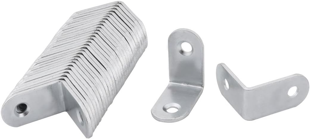 Kunci Pelindung Corner Guard Angka L Bentuk Kabinet Rumah Metal 30pcs Warna Perak