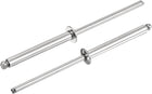 25Pcs 1/8"x1" 304 Stainless Steel Dome-Head Blind Rivets, Open-End Type Blind Rivets for DIY, Sheet Metal, Automotive Repairs, Furniture, Boat, and Duct Work (Silver)