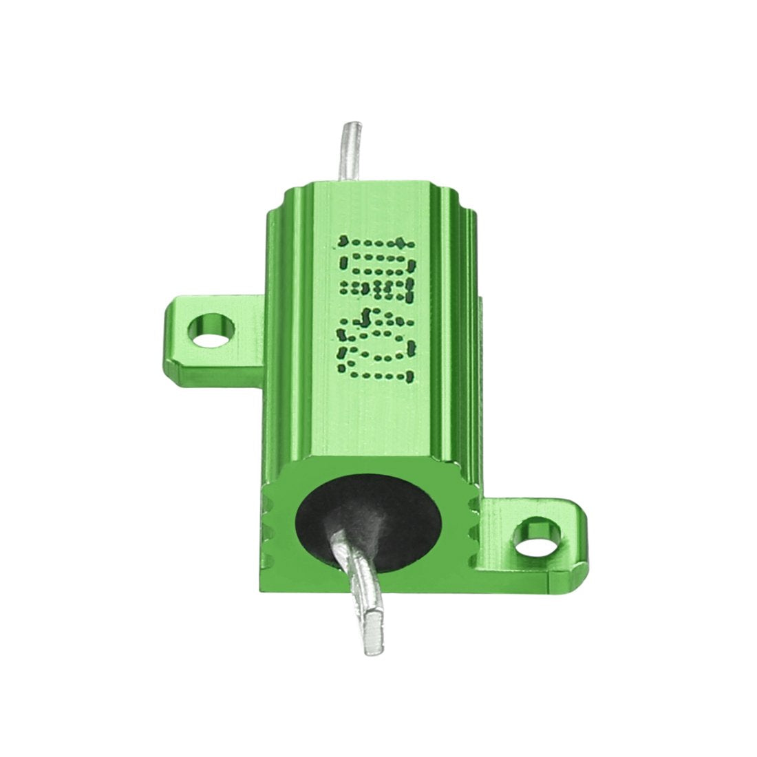 Aluminum Case Resistor 10W 4 Ohm Green Wirewound for LED Converter with Rod Post 10W4RJ, 5pcs