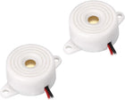 2 Pcs DC 12V Active Electronic Buzzer Alarm Sounder Intermittent Sound Beep Speaker