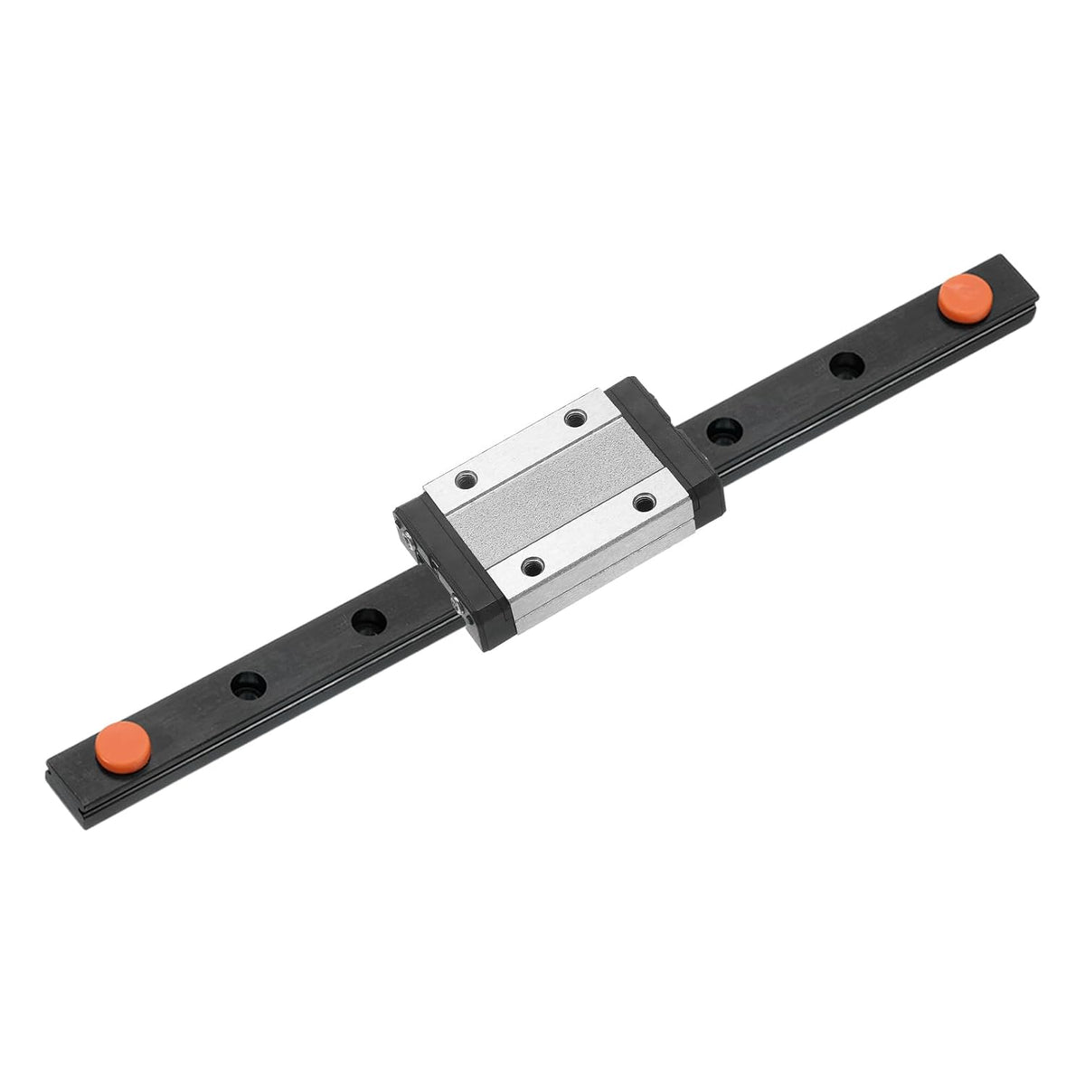 MGN12 200mm Linear Guide Rail with MGN12H Sliding Carriage Block Bearing Steel and Plastic Mini MGN12 Linear Guide for DIY 3D Printers and CNC Machine