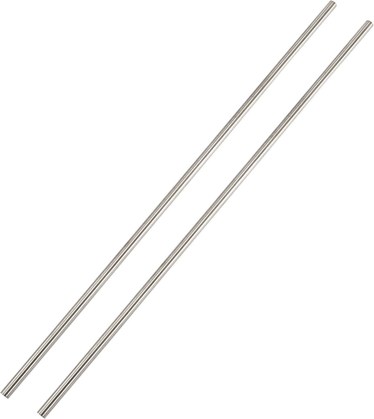 2pcs Metal Working Stainless Steel Round Tube 170x3mm 0.5mm Wall Thick
