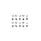 Precision Balls 3/32" Solid Chrome Steel G25 for Ball Bearing Keychain Wheel 500pcs