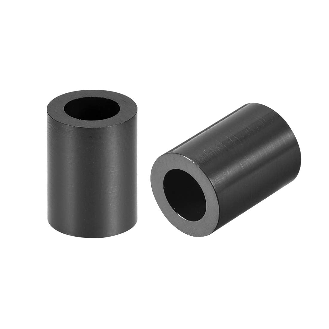 ABS Round Spacer Washer 5.4mm ID 9mm OD 12mm Length for M5 Screws Block Black 500Pcs, for 3D Printer TV Wall Mount Outlet Pegboard Motorbike