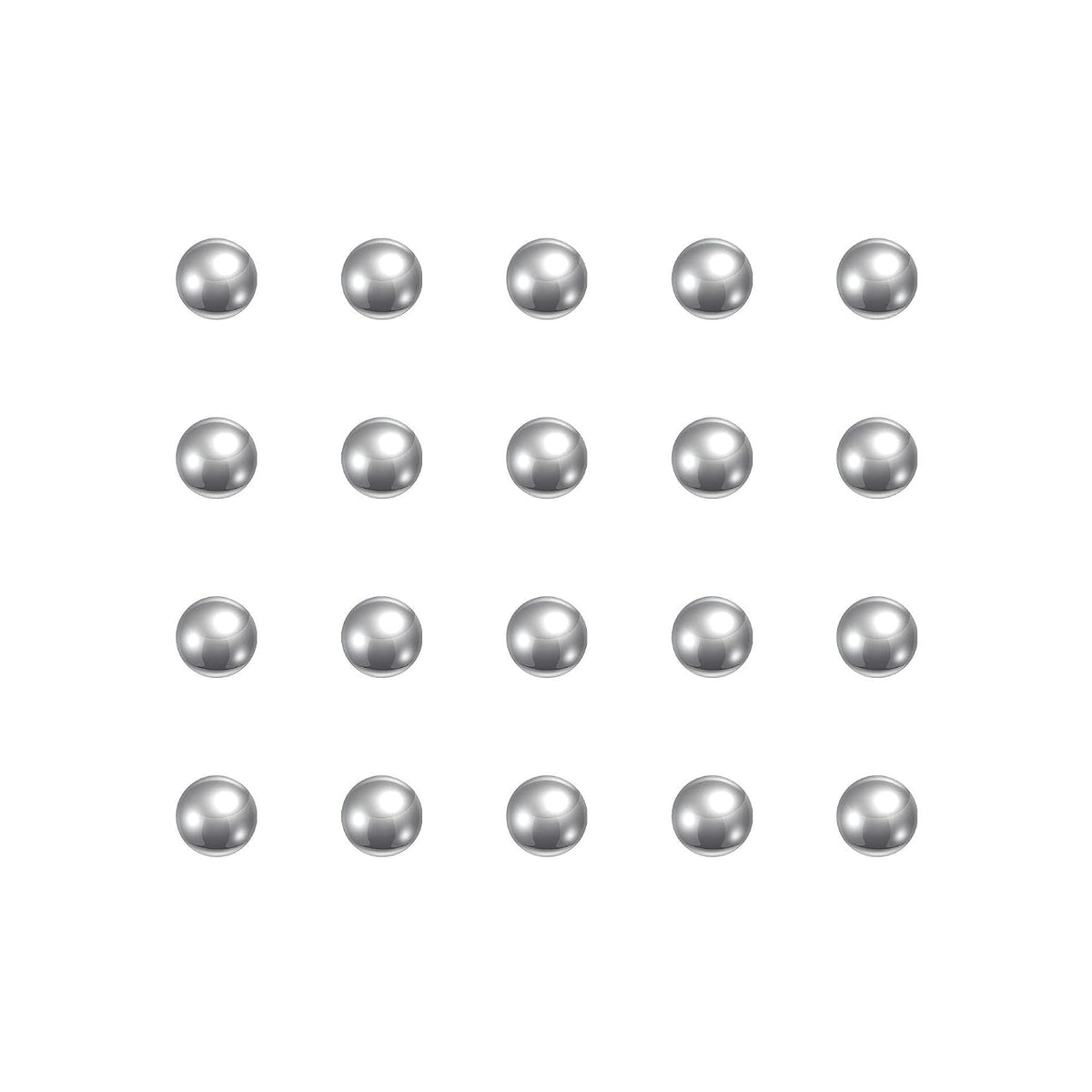 3500pcs 2.5mm Carbon Steel Bearing Balls G1000 Precision