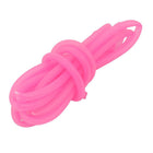 4mm x 6mm High Temp Resistant Silicone Rubber Tube Hose Pipe Pink 2 Meter Long