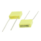 a11101800ux0121 50 x Through Hole Polyester Film Correction Capacitors 100V 2200nf, 0.28" Width, 0.71" Length