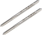 Metric Machine Tap Left M3 Thread 0.5 Pitch H2 Accuracy 3 Flutes High Speed Steel 2pcs