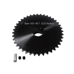 #35 Cinghia 40T 1" Diametro Rafforzato Oxido Nero