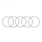 Nitrile Rubber O-Rings, 105mm OD 101mm ID 1mm Width, Metric Sealing Gasket, Pack of 5