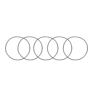 Nitrile Rubber O-Rings, 105mm OD 101mm ID 1mm Width, Metric Sealing Gasket, Pack of 5