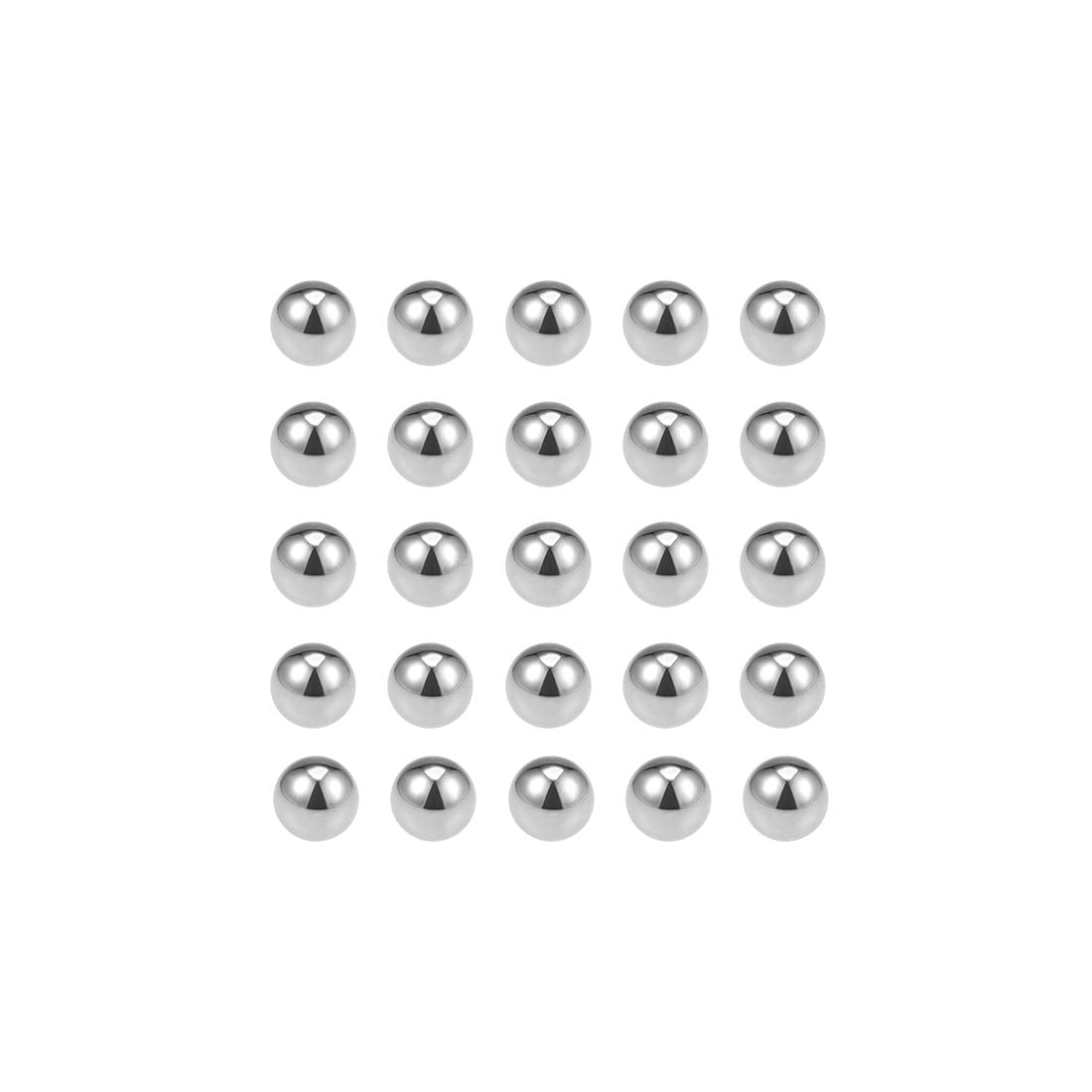 Precision Balls 3/8" Solid Chrome Steel G10 for Ball Bearing Keychain Wheel 25pcs