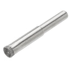 Diamond Grinding Mounted Point, 7mm 100 Coarse Grits Spherical Concave Head Bead Fine Grinding Bit for Jade Amber Stone Beeswax Glass
