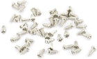 50 Pcs M1.2 x 3mm Stainless Steel Phillips Round Head Self Tapping Screws Bolts