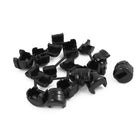 10Pcs 4N-4 Round Cable Wire Strain Relief Bush Grommet 11.5mm Diameter Black