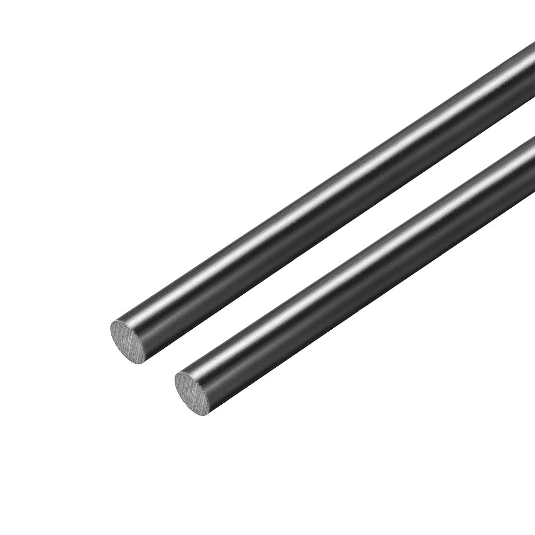 Plastic Round Rod,3/32 inch Dia 20 inch Length,Black FRP Fiberglass Round Rod Engineering Plastic Bar 2pcs