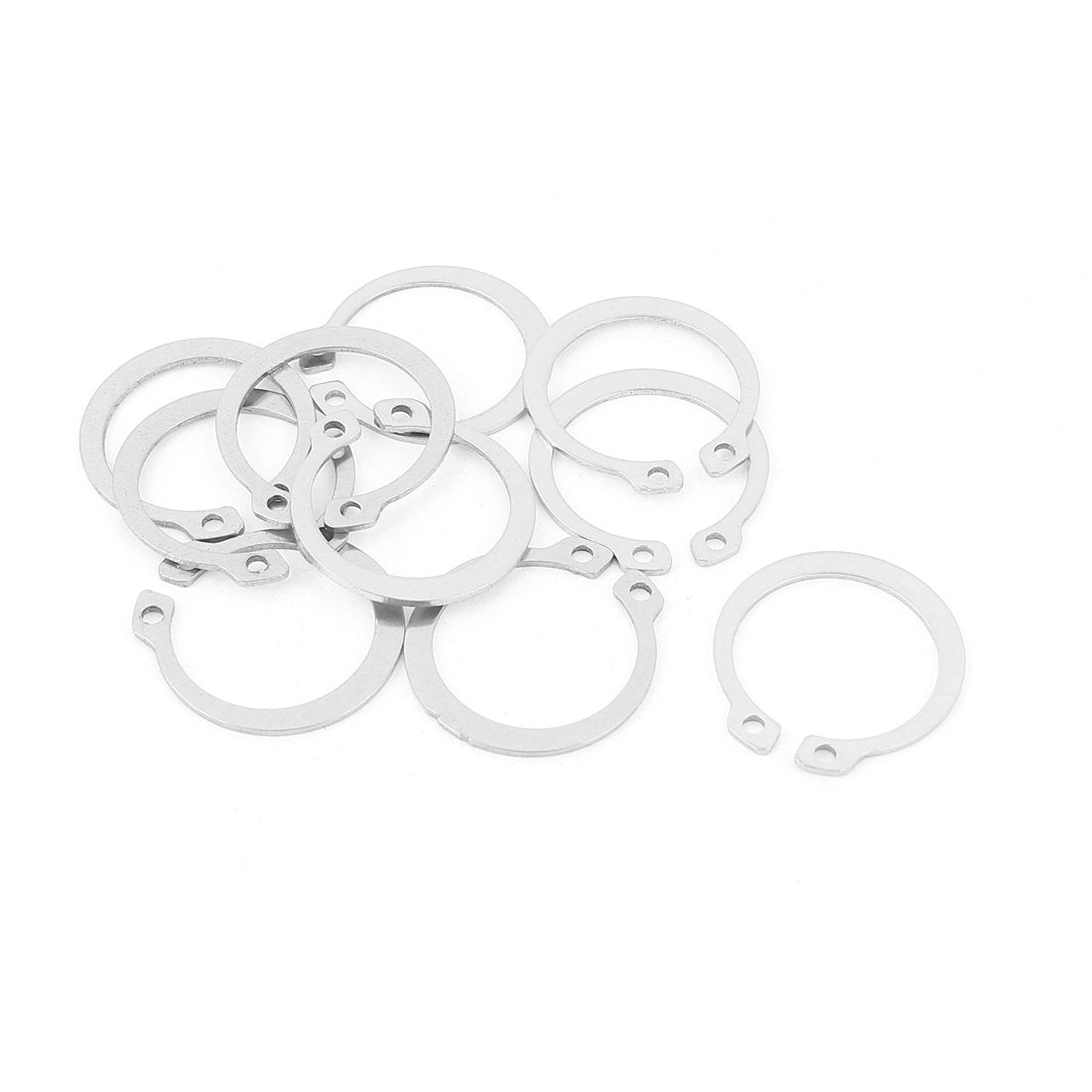External Circlip Retaining Shaft Snap Clip Rings 25mm 10pcs