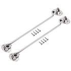 10" Cabin Hook Eye Latch Gate Door Swivel Window Door Hook Stainless Steel with Mounting Screws 2pcs