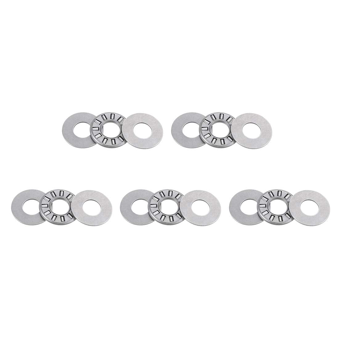 NTA512 Thrust Needle Roller Bearings with Washers 5/16" Bore 3/4" OD 5/64" Width 5pcs