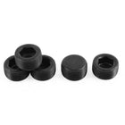 M22x1.5mm Pitch Hex Socket Set Cap Point Grub Screws Black 5pcs