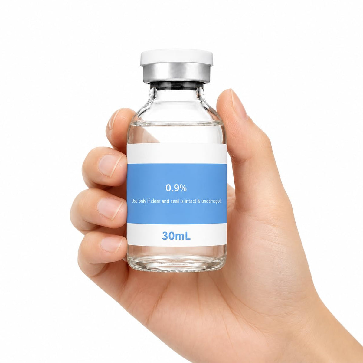 30mL Premium Ultra Clean Glass Vials, 2 Pack