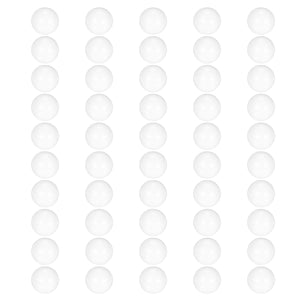 50Pcs 3/32"(2.381mm) Aluminum Oxide Ceramic Bearing Balls, Al2O3 Ceramic Balls G10 Precision for Precision Instruments, White