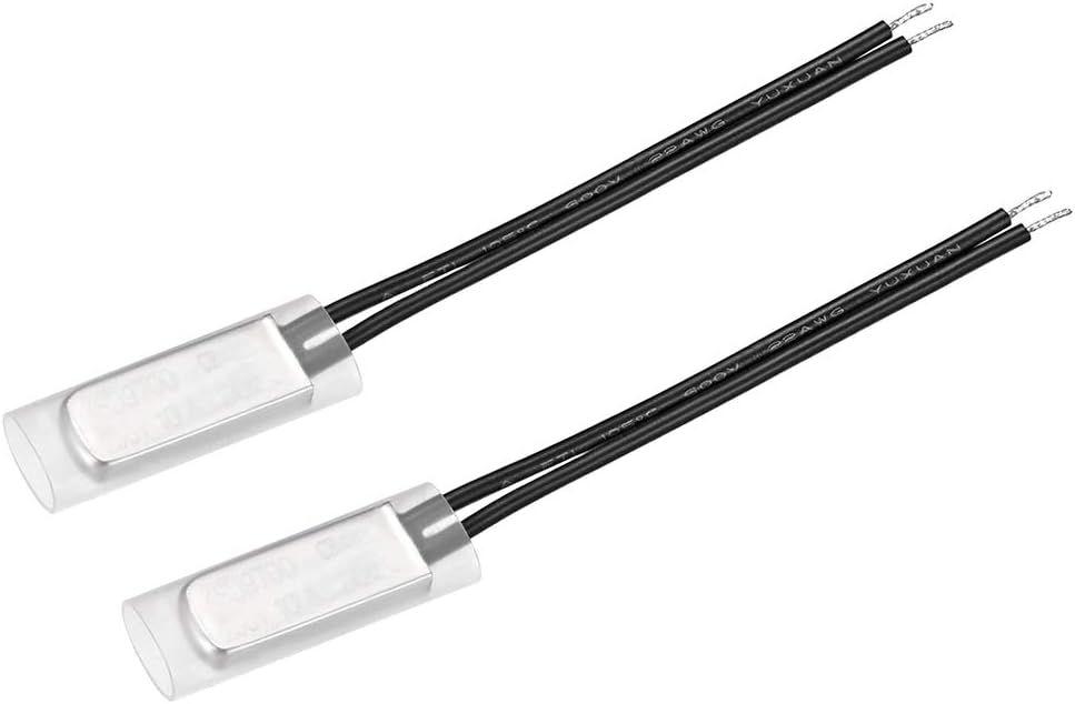 KSD9700 Thermostat, 70℃ Normally Close Temperature Switch Thermal Switch, N.C 10A Metal Temperature Controller 2pcs