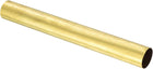 H62 Brass Round Tube, 25mm OD 0.5mm Wall Thickness 200mm Length Seamless Precision Straight Pipe Tubing for DIY Projects Crafts Gardening Industry Precision Applications