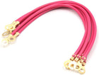 6szt. Czerwona róża Akumulatorowy Kabel Przenośny Mocowy DC 12V do Samochodu