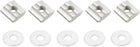 M6x12mmx0.9mm Round Flat Washer 200pcs 304 Stainless Steel and M6 Threaded Slide in T-Nut 20pcs Carbon Steel