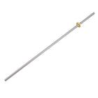 400mm Length T8 8mm Dia Lead Screw Rod,2 Lead Stainless Steel Lead Screw Rod with Copper Nut Trapezoidal Thread for 3D Printer Z Axis