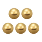 5/8-inch Precision Solid Brass Bearing Balls 5pcs