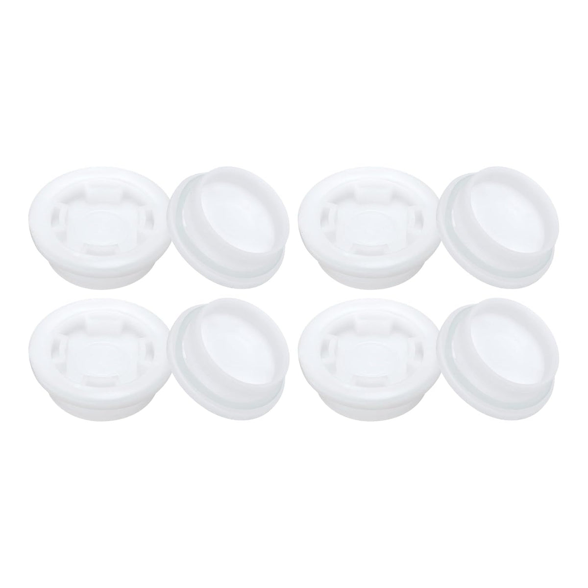 8Pcs Bung Cap, 2'' Plastic Bung Hole Caps, Fine Thread Drum Bung Hole Cap for 55 Gallon Plastic Drums, Fuel Tank, Household Bucket Caps and Oil Tank