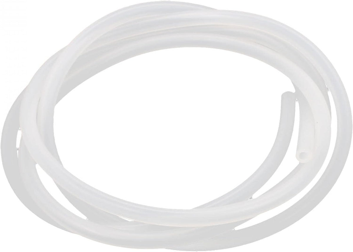 Silicone Tube 2mm ID x 4mm OD 3/32"x5/32" 3.3' Flexible Silicone Rubber Tubing Water Air Hose Pipe White for Pump Transfer