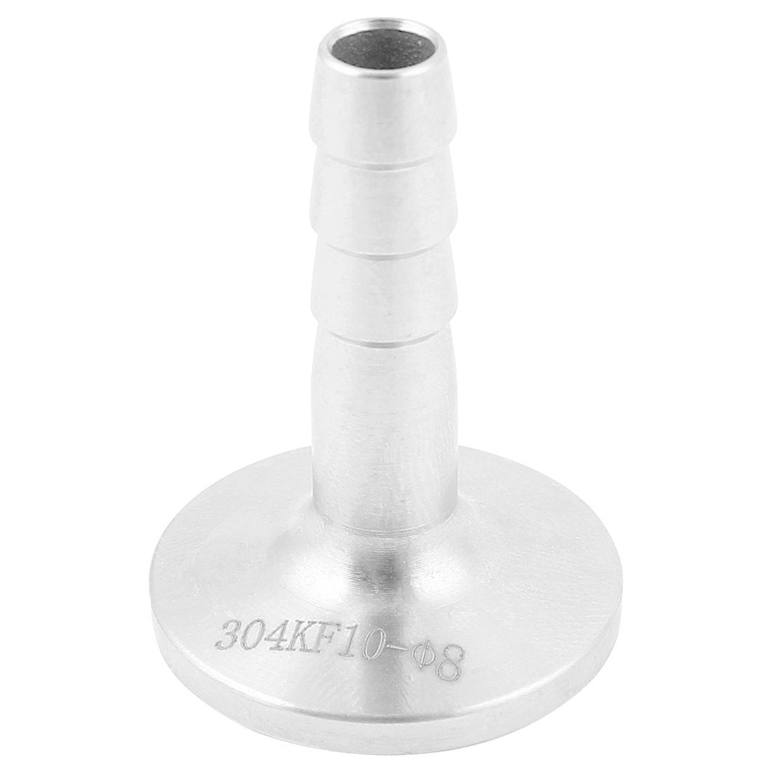 a15032600ux0145 Stainless Steel 304 KF10 Flange to 8mm Hose Barb Adapter for Vacuum, Metal