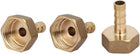 G 1/2 Female Thread 8mm Dia Barbed End Hose Barb Fittings Couplers 3pcs