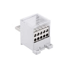 1 in 10 Out DIN Rail Terminal Blocks 690V 400A Max Input Distribution Block for Circuit Breaker