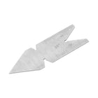 Center Gauge 55 Degree Thread Pitch Gauge, Stainless Steel Screw Thread Measure Tool, Thread Pitch Increment 14/20/24/32thd.