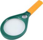 LinkMejor Handheld Magnifier Magnifying Glass Book Illuminated Magnifier 3X 6X W Compass