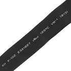 Black 13mm Diameter Polyolefin 2:1 Halogen-Free Heat Shrink Tubing 1M