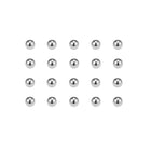 Precision Balls 1mm Solid Chrome Steel G25 for Ball Bearing Keychain Wheel 250pcs