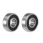 R4-2RS Deep Groove Ball Bearing 1/4"x5/8"x0.196" Double Sealed ABEC-3 Bearings 2-Pack