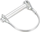 Shaft Locking Pin - 8mm x 50mm Coupler Pin for Farm Trailers Wagons Lawn Garden in Arch Round