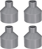 PVC DWV Reducing Coupling Schedule 40 Gray 32mm x 75mm Socket 4pcs